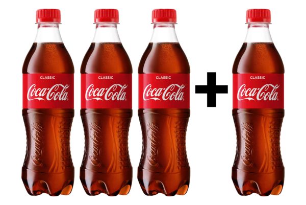 Coca-Cola 3+1